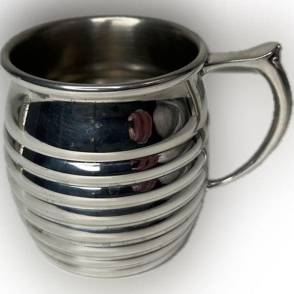 Silver Disney Inspired Pooh Honey Pot Baby Cup by Oldani Bros. - Picture 4 of 5